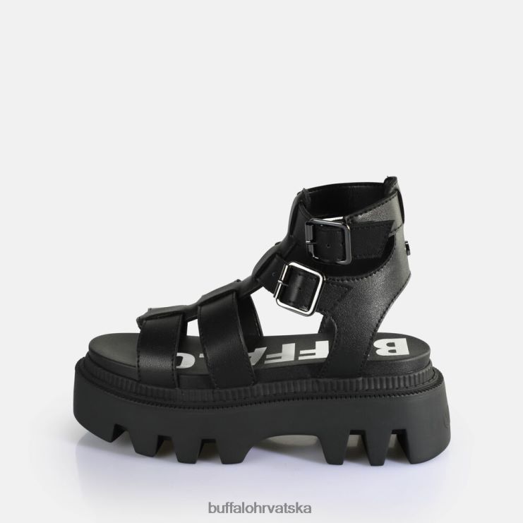 crno Buffalo flora on fisher sandale s platformom veganske |sandale TDD6T642